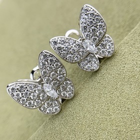 Van Cleef & Arpels Sweet Alhambra серьги-клипсы Серьги-бабочк