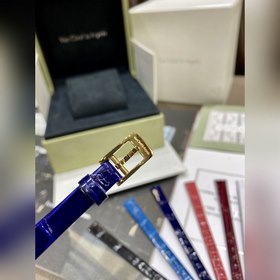 VCA Van Cleef & Arpels Четырехлистный крокодиловый кожаный ре