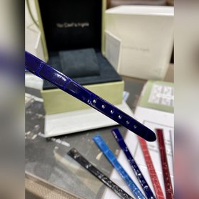 VCA Van Cleef & Arpels Четырехлистный крокодиловый кожаный ре