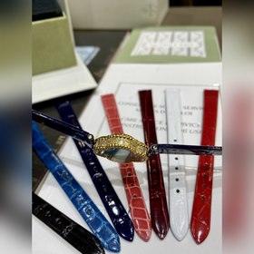 VCA Van Cleef & Arpels Четырехлистный крокодиловый кожаный ре