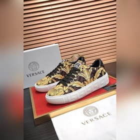 Versace Мужские туфли для отдыха Непрерывно развивающийся междуна