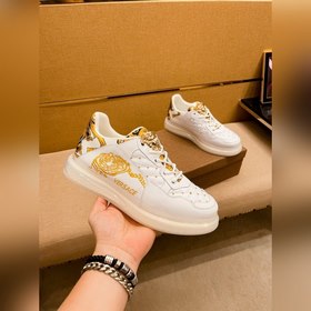 Versace Мужская обувь высокого класса Свободные кеды Верхняя ча