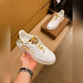 Versace Мужская обувь высокого класса Свободные кеды Верхняя ча