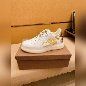 Versace Мужская обувь высокого класса Свободные кеды Верхняя ча