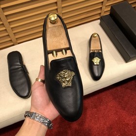 Versace модные кроссовки, туфли, кожаные туфли Обувь из кожи бычк