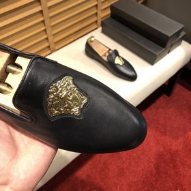 Versace модные кроссовки, туфли, кожаные туфли Обувь из кожи бычк