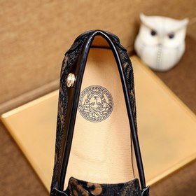 VERSAEC Versace Новая модель мужских туфель для повседневной носк