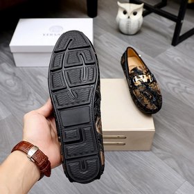 VERSAEC Versace Новая модель мужских туфель для повседневной носк