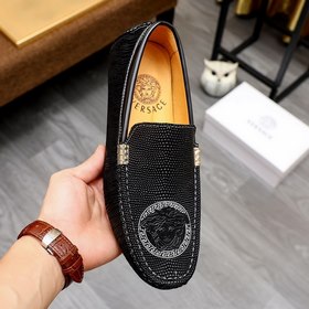 VERSAEC Versace Новая модель мужских туфель для повседневной носк