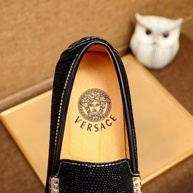 VERSAEC Versace Новая модель мужских туфель для повседневной носк