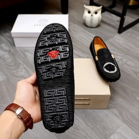 VERSAEC Versace Новая модель мужских туфель для повседневной носк