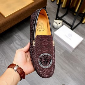 VERSAEC Versace Новая модель мужских туфель для отдыха Эксклюзивн