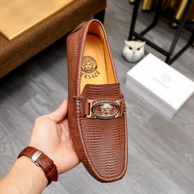 VERSAEC Versace Новая модель мужских туфель для повседневной носк