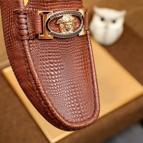 VERSAEC Versace Новая модель мужских туфель для повседневной носк