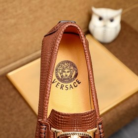 VERSAEC Versace Новая модель мужских туфель для повседневной носк