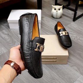 VERSAEC Versace Новая модель мужских туфель для повседневной носк