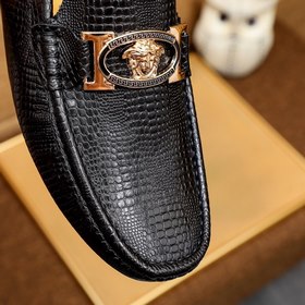VERSAEC Versace Новая модель мужских туфель для повседневной носк
