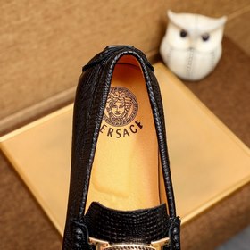 VERSAEC Versace Новая модель мужских туфель для повседневной носк