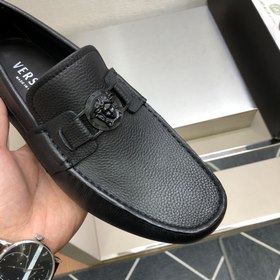 Versace Классические мужские туфли для вождения Материал： кожа т