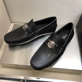 Versace Классические мужские туфли для вождения Материал： кожа т
