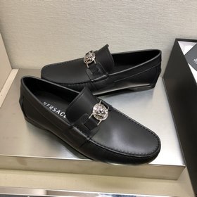 Versace Классические мужские туфли для вождения Материал： кожа т