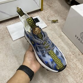 VERSACE-Versace Спортивные кроссовки Изготовлены из импортного о