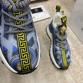 VERSACE-Versace Спортивные кроссовки Изготовлены из импортного о