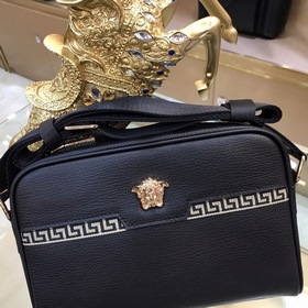 Мужская сумка через плечо Versace Модель： 6633-4 Импортная кожа в