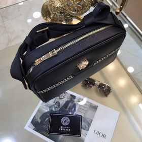 Мужская сумка через плечо Versace Модель： 6633-4 Импортная кожа в