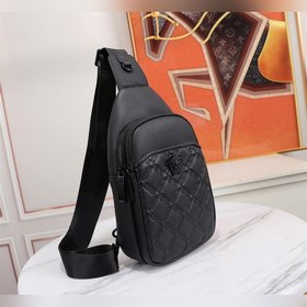 Двойная сумка на молнии Versace из телячьей кожи, модель： 8310-3