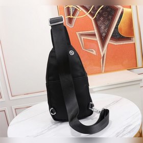 Versace сумка-нагрудник из нейлоновой ткани с двумя молниями Моде