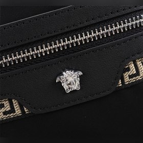 Versace сумка-нагрудник из нейлоновой ткани с двумя молниями Моде