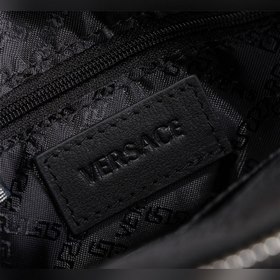 Versace сумка-нагрудник из нейлоновой ткани с двумя молниями Моде