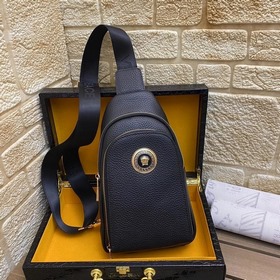 Мужская сумка через плечо Versace Модель： 529-4 Мужская сумка-на