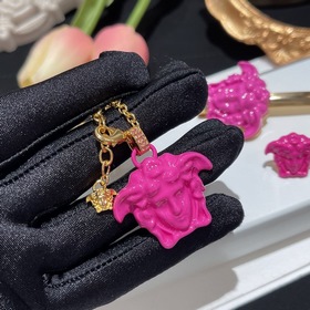 Versace Medusa серьги/заколки/колье Добавьте немного цвета в летн
