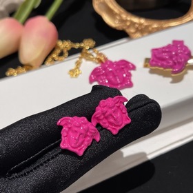 Versace Medusa серьги/заколки/колье Добавьте немного цвета в летн