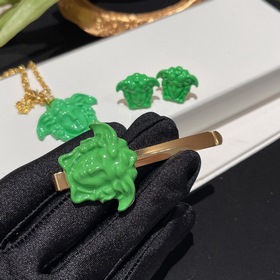 Versace Medusa серьги/заколки/колье Добавьте немного цвета в летн