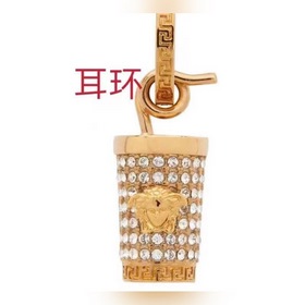 Серьги Versace Milk Tea Необычный дизайн, полный индивидуальност