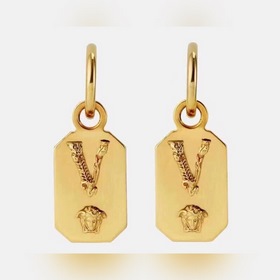 Серьги Versace Необычный дизайн, полный индивидуальности, которы
