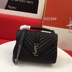 Сумка Saint Laurent из импортной кожи с узором кожи козы Ручная в