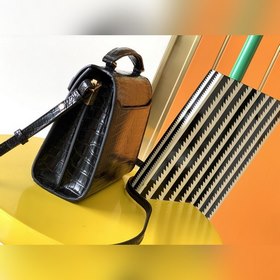 YSL Мини-сумка с крокодиловым узором Модель： 602716 Особенностью
