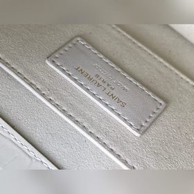 YSL Сумка с цепочкой SUNSET BAG с крокодиловым узором, большая М