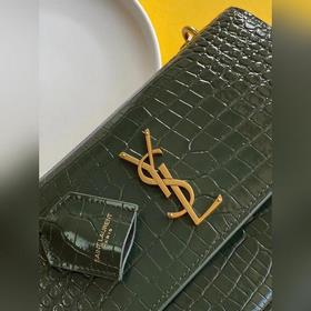 SYSL Сумка через плечо с цепочкой SUNSET BAG, большая, с крокодил