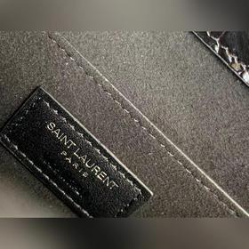 YSL Сумка с цепочкой SUNSET BAG с крокодиловым узором, большая М