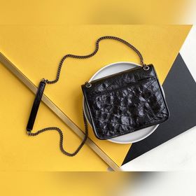 YSL Черная серебряная цепочка, новая версия, маленькая В комплект