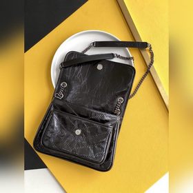 YSL Черная серебряная цепочка, новая версия, маленькая В комплект