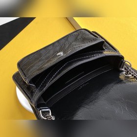 YSL Черная серебряная цепочка, новая версия, маленькая В комплект