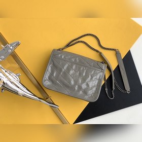 YSL Cement Silver Grey Silver Chain New Version Small В комплекте