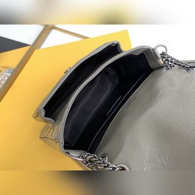 YSL Cement Silver Grey Silver Chain New Version Small В комплекте