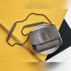 YSL светло-серая цепочка, новая версия, маленькая, с D-образной з